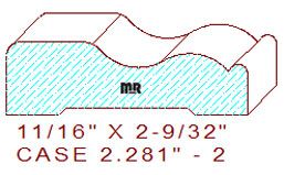 Door/Window Casing 2-9/32" - 2 Door/Window Casing 2-9/32" - 2