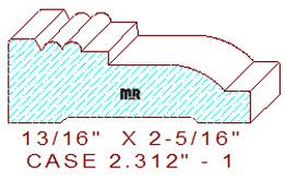 Door/Window Casing 2-5/16" - 1 Door/Window Casing 2-5/16" - 1