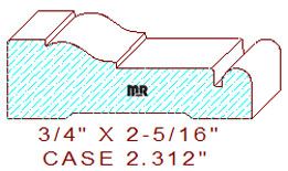 Door/Window Casing 2-5/16" Door/Window Casing 2-5/16"