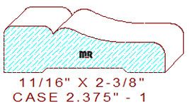 Door/Window Casing 2-3/8" - 1 Door/Window Casing 2-3/8" - 1