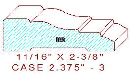 Door/Window Casing 2-3/8" - 3 Door/Window Casing 2-3/8" - 3