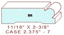 Door/Window Casing 2-3/8" - 7