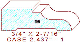 Door/Window Casing 2-7/16" - 1 Door/Window Casing 2-7/16" - 1