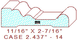 Door/Window Casing 2-7/16" - 14 Door/Window Casing 2-7/16" - 14