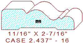 Door/Window Casing 2-7/16" - 16