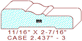 Door/Window Casing 2-7/16" - 3 Door/Window Casing 2-7/16" - 3