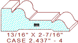 Door/Window Casing 2-7/16" - 4 Door/Window Casing 2-7/16" - 4