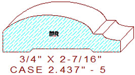 Door/Window Casing 2-7/16" - 5 Door/Window Casing 2-7/16" - 5