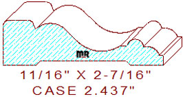 Door/Window Casing 2-7/16" Door/Window Casing 2-7/16"