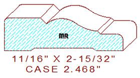 Door/Window Casing 2-15/32" Door/Window Casing 2-15/32"