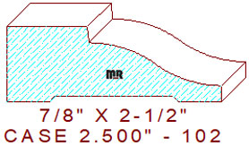 Door/Window Casing 2-1/2" - 102