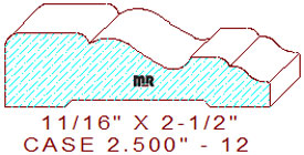 Door/Window Casing 2-1/2" - 12