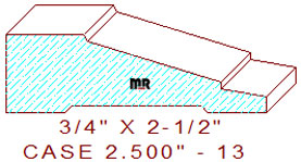 Door/Window Casing 2-1/2" - 13 Door/Window Casing 2-1/2" - 13