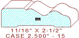 Door/Window Casing 2-1/2" - 15