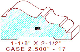 Door/Window Casing 2-1/2" - 17 Door/Window Casing 2-1/2" - 17