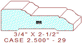 Door/Window Casing 2-1/2" - 29