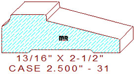 Door/Window Casing 2-1/2" - 31 Door/Window Casing 2-1/2" - 31