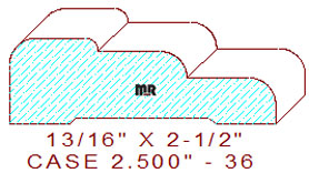 Door/Window Casing 2-1/2" - 36 Door/Window Casing 2-1/2" - 36