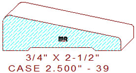 Door/Window Casing 2-1/2" - 39 Door/Window Casing 2-1/2" - 39