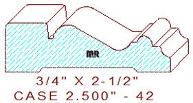 Door/Window Casing 2-1/2" - 42