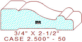 Door/Window Casing 2-1/2" - 50
