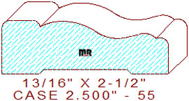 Door/Window Casing 2-1/2" - 55