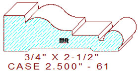 Door/Window Casing 2-1/2" - 61