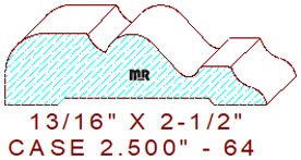 Door/Window Casing 2-1/2" - 64