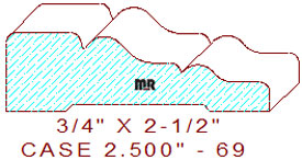 Door/Window Casing 2-1/2" - 69