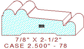 Door/Window Casing 2-1/2" - 78 Door/Window Casing 2-1/2" - 78