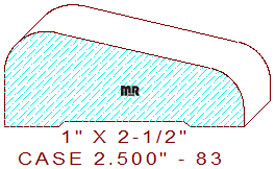 Door/Window Casing 2-1/2" - 83 Door/Window Casing 2-1/2" - 83