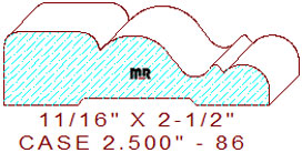 Door/Window Casing 2-1/2" - 86