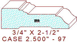 Door/Window Casing 2-1/2" - 97