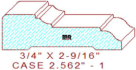 Door/Window Casing 2-9/16" - 1