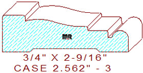 Door/Window Casing 2-9/16" - 3 Door/Window Casing 2-9/16" - 3