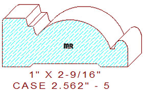 Door/Window Casing 2-9/16" - 5 Door/Window Casing 2-9/16" - 5