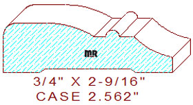 Door/Window Casing 2-9/16" Door/Window Casing 2-9/16"