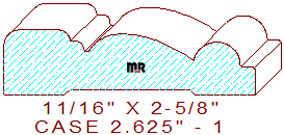 Door/Window Casing 2-5/8" - 1 Door/Window Casing 2-5/8" - 1