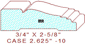 Door/Window Casing 2-5/8" - 10