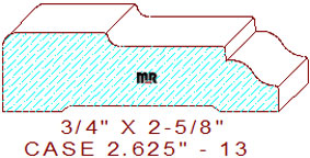 Door/Window Casing 2-5/8" - 13