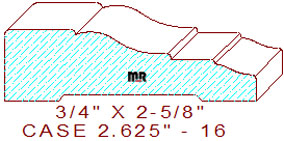 Door/Window Casing 2-5/8" - 16