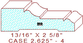 Door/Window Casing 2-5/8" - 4