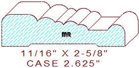 Door/Window Casing 2-5/8" Door/Window Casing 2-5/8"