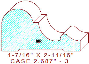 Door/Window Casing 2-11/16" - 3