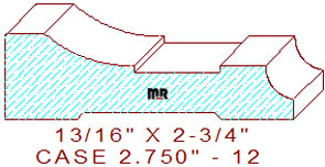 Door/Window Casing 2-3/4" - 12 Door/Window Casing 2-3/4" - 12