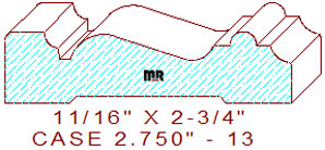 Door/Window Casing 2-3/4" - 13