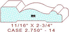 Door/Window Casing 2-3/4" - 14