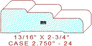 Door/Window Casing 2-3/4" - 24 Door/Window Casing 2-3/4" - 24