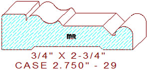 Door/Window Casing 2-3/4" - 29 Door/Window Casing 2-3/4" - 29
