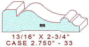 Door/Window Casing 2-3/4" - 33